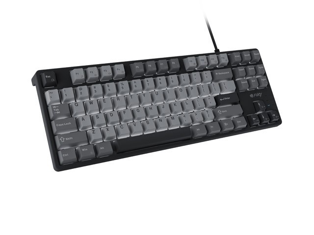 Natec Klawiatura Fury Kanabo K2 US czarno-szara, podświetlenie