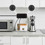 Maclean Listwa zasilająca MCE391 B 6 gniazd 4xUSB-A 1xUSB-C, 110-240V AC 50/60Hz, 2.1A max 2500W, czarna