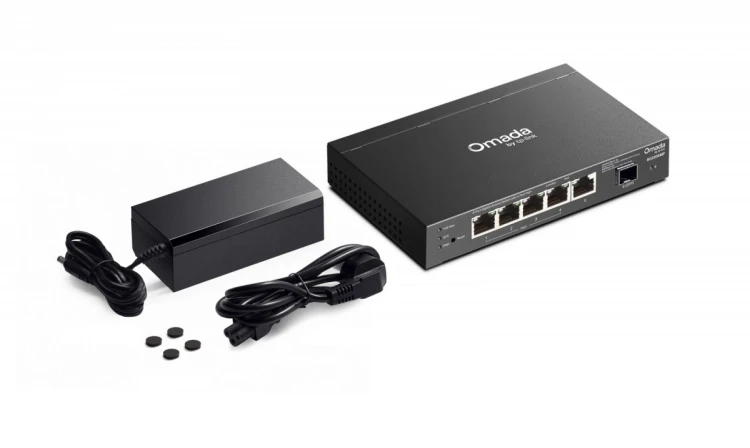 TP-LINK Przełącznik SG2206MP Omada, 6 portów gigabitowych w tym 4 porty PoE+