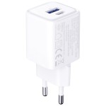 3MK Ładowarka sieciowa Hyper Charger PD 33W GaN QC4+ PPS AFC FCP SCP USB-A USB-C biała