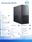 Dell Komputer Dell Tower Plus |W11 Pro|U7 265|32GB|1TB SSD|Nvidia RTX 5070|WLAN|Wireless Kb & Mouse