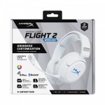 HyperX Zestaw słuchawkowy Cloud Flight 2 -  Gaming Biały - B5VC5AA