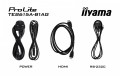 IIYAMA Monitor interaktywny 86 cali TE8615A-B2AG IPS,4K,40pkt,550cd,DeepContrast-IR+,    HDMI x2,DP,USB-C, 2 x 20W, OPS Slot x1, 5xUSB, 2xRJ45,8-Array