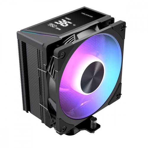 MODECOM Chłodzenie powietrzne Volcano 0C T102 LCD ARGB 120 czarne