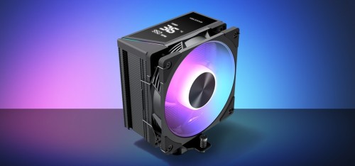 MODECOM Chłodzenie powietrzne Volcano 0C T102 LCD ARGB 120 czarne