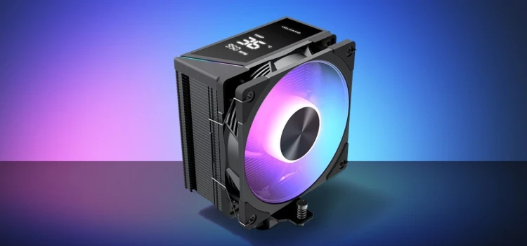 MODECOM Chłodzenie powietrzne Volcano 0C T102 LCD ARGB 120 czarne