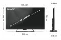 Sharp Telewizor QLED 50 cali 50HR8465E