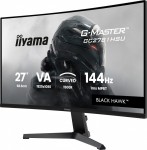 IIYAMA Monitor 27 cali GC2781HSU-B1 VA, FHD, 144Hz, 1ms, 2xUSB, 1500R, 350 cd, 4000:1, HDMI, DP, FreeSync -1920x1080 (48-144Hz), 2x2W