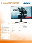 IIYAMA Monitor 27 cali GC2784HSU-B1 FHD, 0.7ms, VA, 1500R, 240Hz 2xHDMI, DP, 2xUSB, FreeSync Premium -1920x1080 (48-240Hz), HDR10, 2x2W