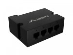 Lanberg Przełącznik Din-Fe4-At-30W 1xIn 3xOut 100MB PoE Extender Fast Ethernet Din Rail at 30W