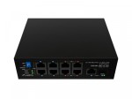 Lanberg Przełącznik Light ILFE-8P-1GE-1S-120 Light Industrial POE 4XBT 4XAT  SFP+ ETH DIN FAST Ethernet