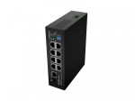 Lanberg Przełącznik Light ILFE-8P-1GE-1S-120 Light Industrial POE 4XBT 4XAT  SFP+ ETH DIN FAST Ethernet