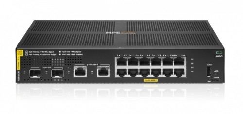 Hewlett Packard Enterprise Przełącznik Aruba Networking 6000 12G Class4 PoE 2G/2SFP 139W R8N89B
