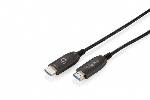 Digitus Kabel połączeniowy hybrydowy HDMI AOC | HDMI-A męski-męski | HDMI 2.1 | UHD-2 8K@60Hz | 48Gbps |HDR, eARC, HDCP 2.2, CEC | 40m