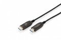 Digitus Kabel połączeniowy hybrydowy HDMI AOC | HDMI-A męski-męski | HDMI 2.1 | UHD-2 8K@60Hz | 48Gbps |HDR, eARC, HDCP 2.2, CEC | 80m