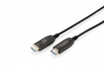 Digitus Kabel połączeniowy hybrydowy HDMI AOC | HDMI-A męski-męski | HDMI 2.1 | UHD-2 8K@60Hz | 48Gbps |HDR, eARC, HDCP 2.2, CEC | 80m