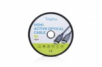 Digitus Kabel połączeniowy hybrydowy HDMI AOC | HDMI-A męski-męski | HDMI 2.1 | UHD-2 8K@60Hz | 48Gbps |HDR, eARC, HDCP 2.2, CEC | 100m