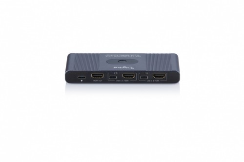 Digitus Przełącznik / Switch KVM HDMI 2x1 | UHD 4K@60Hz | 3x USB-A 3.1 Gen1 | 1x USB-C USB 3.1 Gen1 | Audio | Core Line