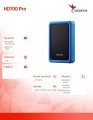 Adata Dysk twardy Durable HD700 Pro 1TB USB3.2 niebieski