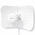 Qoltec Antena paraboliczna 4G 5G LTE | 2x19dBi | kierunkowa | zewnętrzna| 1710-2700 MHz | 3300-4200 MHz | N Female | wodoodporna | 5m