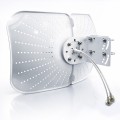 Qoltec Antena paraboliczna 4G 5G LTE | 2x19dBi | kierunkowa | zewnętrzna| 1710-2700 MHz | 3300-4200 MHz | N Female | wodoodporna | 5m