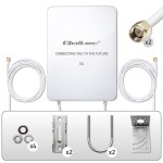 Qoltec Antena 5G LTE | 16dBi | kierunkowa | zewnętrzna | SMA | 3300-3800MHz | wodoodporna | 3m