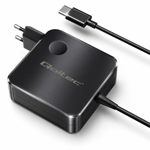 Qoltec Ładowarka sieciowa GaN 65W | USB-C PD PPS | 5-21V | 3-3.25A