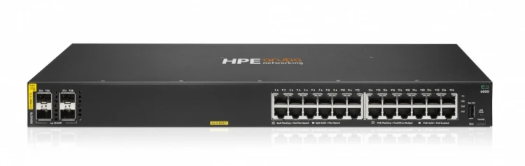 Hewlett Packard Enterprise Przełącznik Aruba Networking 6000 24G Class4 PoE 4SFP 370W R8N87B
