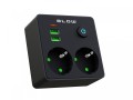 BLOW Rozgałęźnik R-20 PR 2-GNIAZDA + 2USB + USB-C czarny