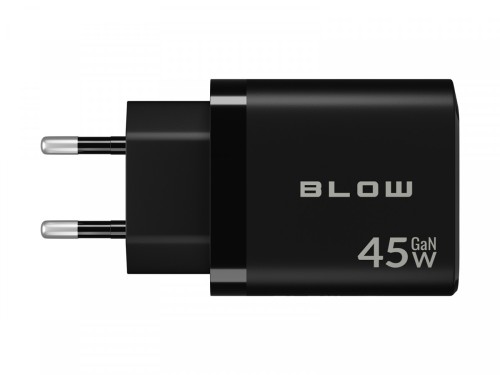 BLOW Ładowarka sieciowa gniazdo USB + USB-C PD 45W + kabel