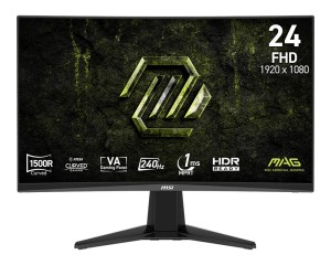 MSI Monitor 23.6 cala MAG 245C X24 LED/FHD/Curved/240Hz/czarny