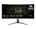 MSI Monitor 34 cale MAG 342CQRF E20 UWQHD/Curved/200Hz/czarny