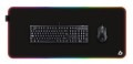 AUKEY KM-P7 RGB podkładka pod mysz i klawiaturę XXL gamingowa| 900x400x4mm | wodoodporna | gumowany spód | aplikacja G-aim Control Center