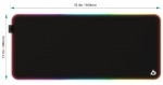 AUKEY KM-P7 RGB podkładka pod mysz i klawiaturę XXL gamingowa| 900x400x4mm | wodoodporna | gumowany spód | aplikacja G-aim Control Center