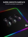AUKEY KM-P7 RGB podkładka pod mysz i klawiaturę XXL gamingowa| 900x400x4mm | wodoodporna | gumowany spód | aplikacja G-aim Control Center