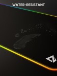 AUKEY KM-P7 RGB podkładka pod mysz i klawiaturę XXL gamingowa| 900x400x4mm | wodoodporna | gumowany spód | aplikacja G-aim Control Center