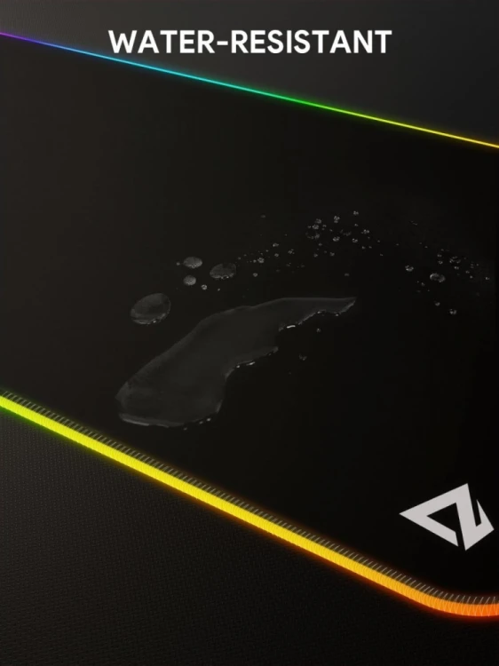AUKEY KM-P7 RGB podkładka pod mysz i klawiaturę XXL gamingowa| 900x400x4mm | wodoodporna | gumowany spód | aplikacja G-aim Control Center
