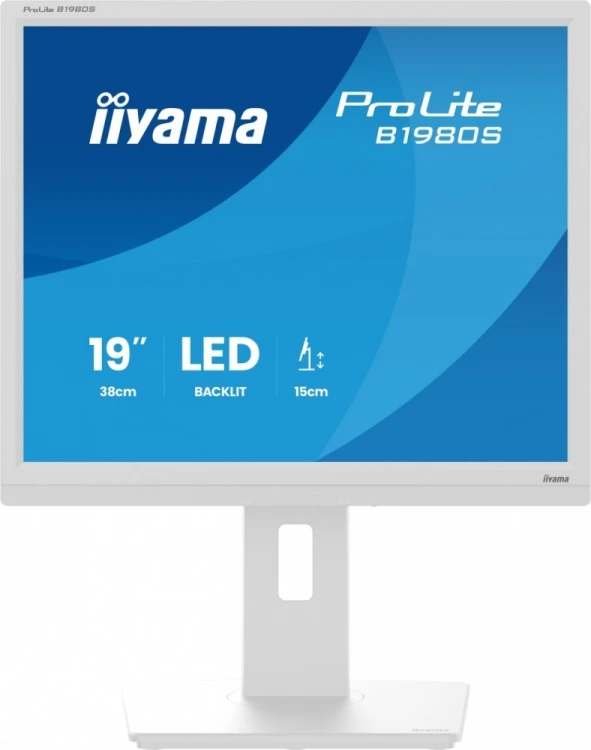 IIYAMA Monitor 19 cali B1980S-W1 HDMI, DP, PIVOT, HAS/150mm