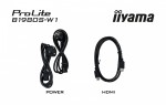 IIYAMA Monitor 19 cali B1980S-W1 HDMI, DP, PIVOT, HAS/150mm