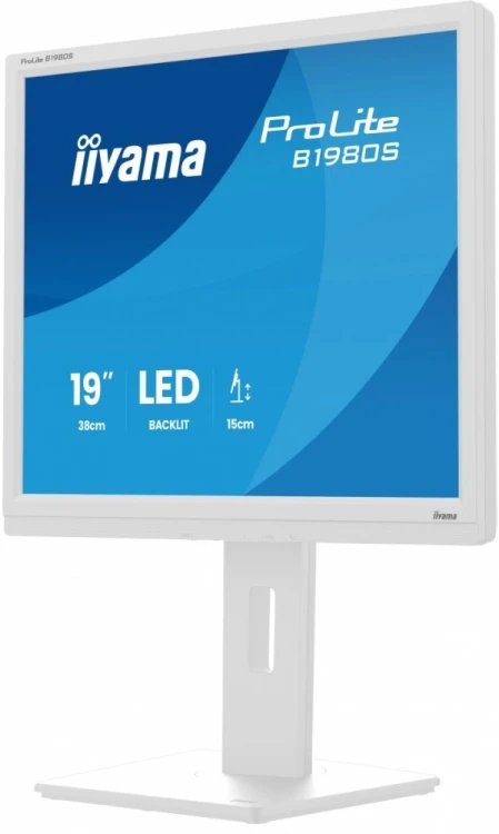 IIYAMA Monitor 19 cali B1980S-W1 HDMI, DP, PIVOT, HAS/150mm