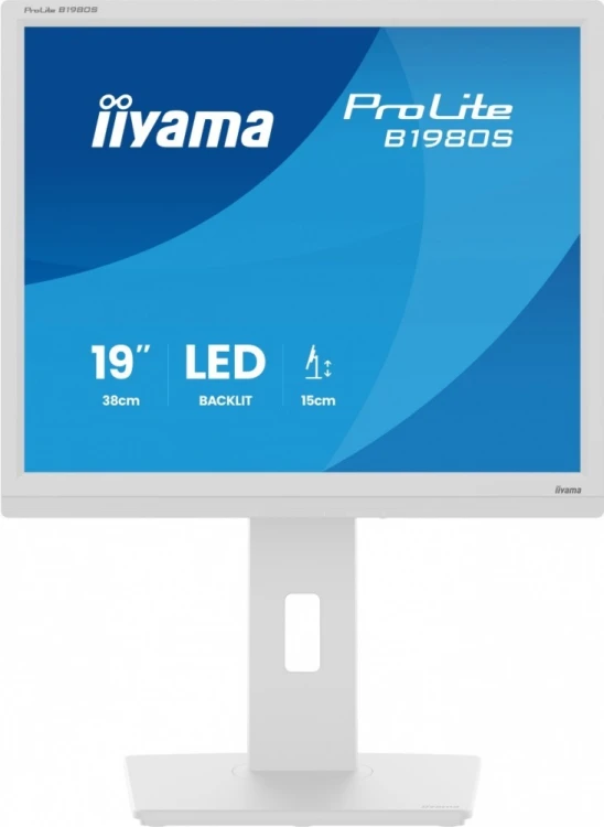 IIYAMA Monitor 19 cali B1980S-W1 HDMI, DP, PIVOT, HAS/150mm