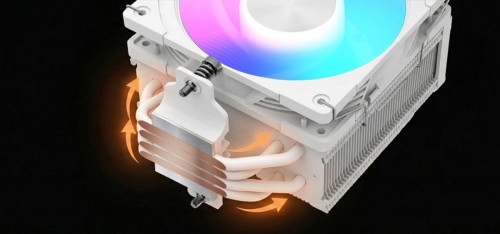 MODECOM Chłodzenie powietrzne Volcano 0C T202 LCD ARGB 120 białe