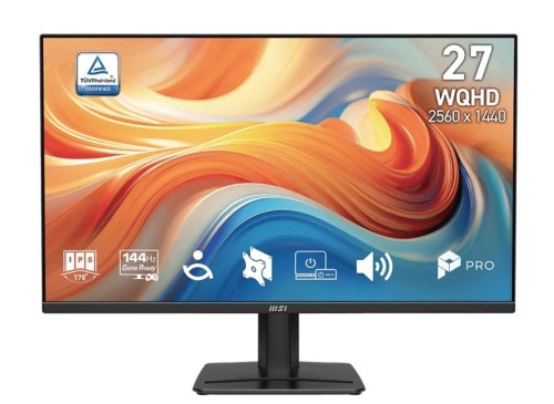 MSI Monitor PRO MP275Q E14 27 cali/LED/WQHD/Płaski/144Hz/Czarny