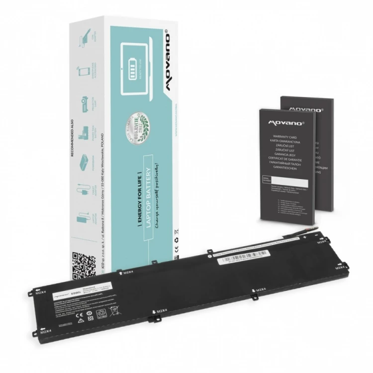 Movano Bateria 6GTPY do Dell XPS 15 9550 - 6000 mAh (69 Wh)