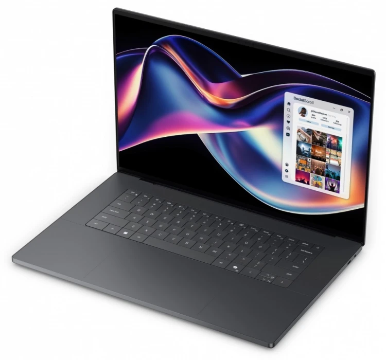 Dell Laptop XPS 16 DA16260  Win11Pro Core Ultra X7 358H/32GB/512GB/16/2K/Intel Arc/FgrPr/Cam/Mic/ Backlit Kb/3 Cell/3Y ProSupport
