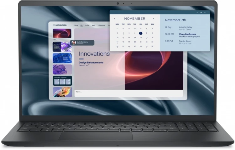 Dell Laptop Dell Pro 15 Essential PV15250|i7-1355U|16GB|1TB SSD|Intel UHD|None|W11 Pro|WLAN + BT|15.6 FHD|Backlit Kb|4 Cell|65W/3YPS
