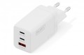 Digitus Ładowarka sieciowa GaN II 67W | 2x USB-C, 1x USB-A | PD 3.0, QC 3.0 | Biała