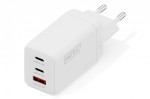 Digitus Ładowarka sieciowa GaN II 67W | 2x USB-C, 1x USB-A | PD 3.0, QC 3.0 | Biała