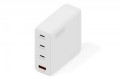 Digitus Ładowarka sieciowa GaN II 140W | 3x USB-C, 1x USB-A | PD 3.0, QC 3.0 | Biała