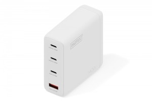 Digitus Ładowarka sieciowa GaN II 140W | 3x USB-C, 1x USB-A | PD 3.0, QC 3.0 | Biała